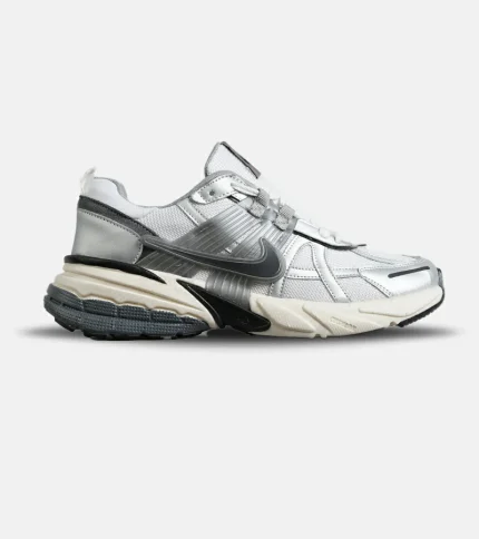 کفش کتانی مردانه و زنانه طوسی سفید Nike cushlon مدل 7163