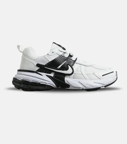 کفش کتانی مردانه و زنانه سفید مشکی Nike cushlon مدل 7164