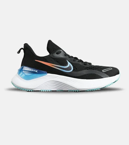 کفش کتانی مردانه و زنانه مشکی نارنجی آبی NIKE zoom X مدل 7150