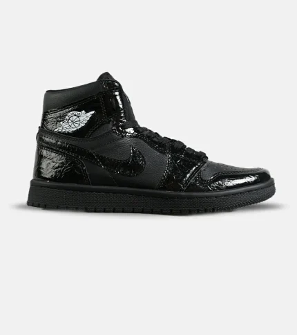 کفش کتانی مردانه و زنانه ساقدار مشکی NIKE jordan 1 مدل 7160