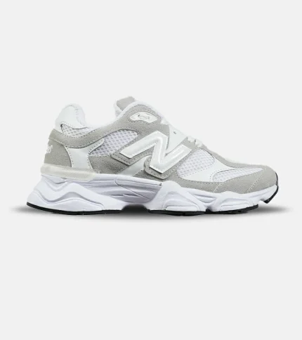 کفش کتانی مردانه و زنانه سفید طوسی NEW BALANCE 9060 مدل 7229