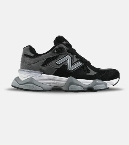کفش کتانی مردانه و زنانه مشکی طوسی NEW BALANCE 9060 مدل 7259