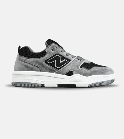 کفش کتانی مردانه و زنانه طوسی مشکی NEW BALANCE 550 مدل 7264