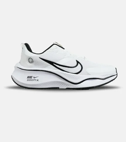 کفش کتانی مردانه و زنانه سفید مشکی NIKE zoom x smiley مدل 7288