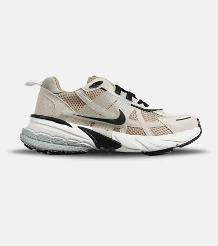 کفش کتانی مردانه و زنانه کرم مشکی Nike cushlon مدل 7310