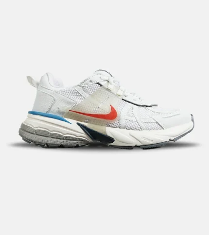 کفش کتانی مردانه و زنانه سفید قرمز Nike cushlon مدل 7309