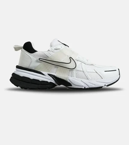 کفش کتانی مردانه و زنانه سفید مشکی Nike cushlon مدل 7444