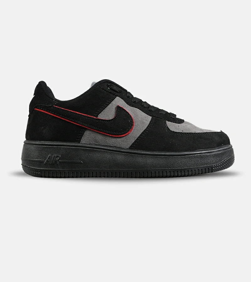 DSC03573 کفش مردانه و زنانه مشکی طوسی قرمز NIKE AIR FORCE مدل 7443 - Image 1