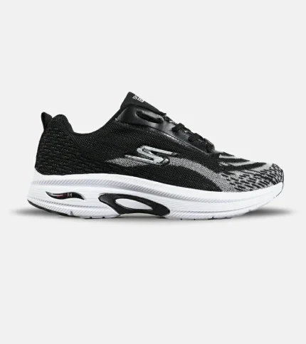 کفش کتانی طبی ورزشی مشکی طوسی SKECHERS archfit مدل 7438