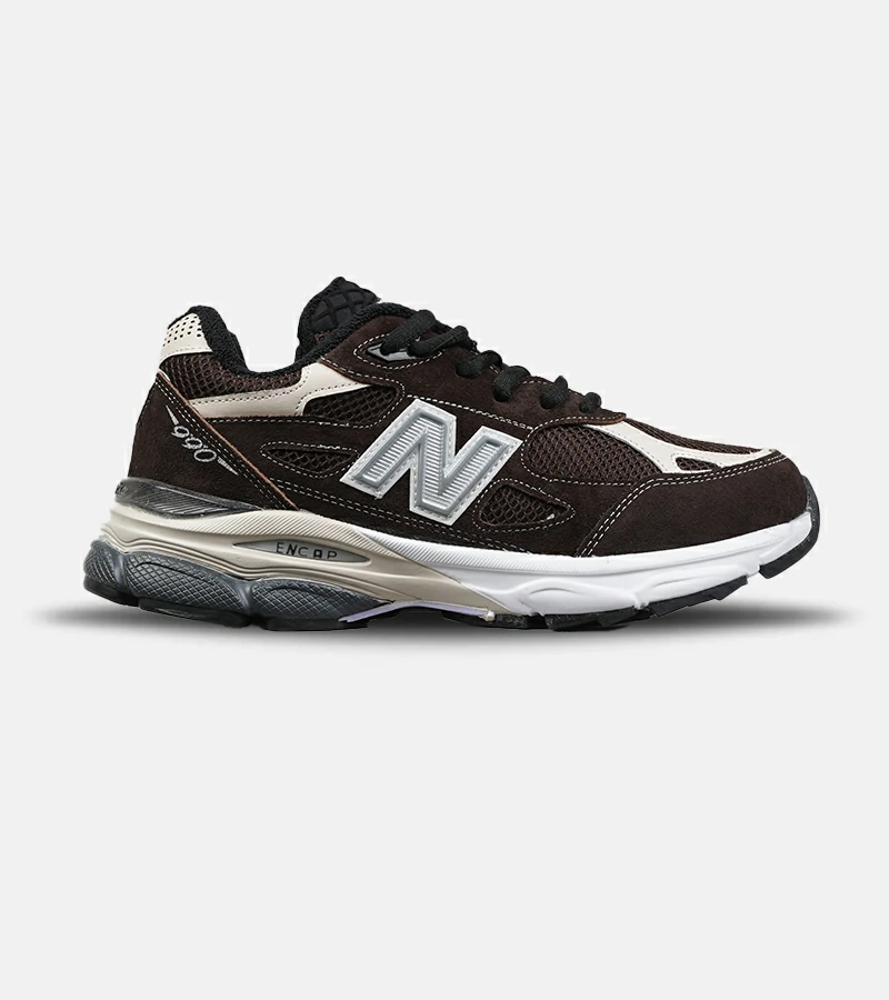 کفش کتانی مردانه و زنانه قهوه ای NEW BALANCE 990 مدل 8748